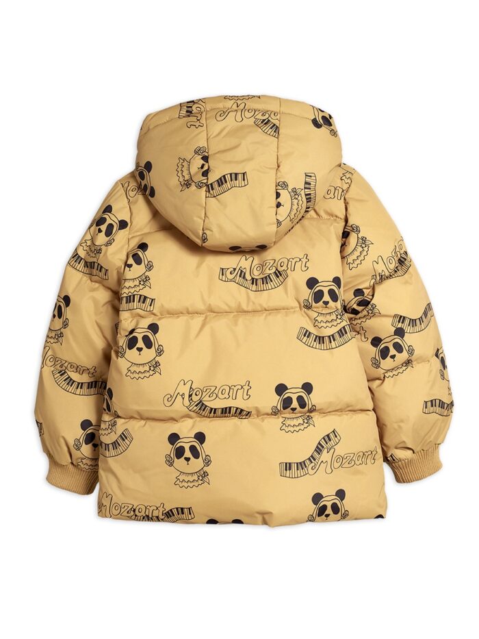 MOZART PANDA PUFFER JACKET BEIGE - Image 2