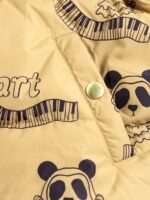 MOZART PANDA PUFFER JACKET BEIGE - Image 3