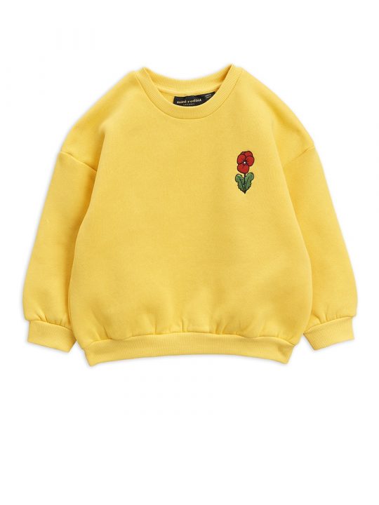 VIOLA EMB SWEATSHIRT YELLOW