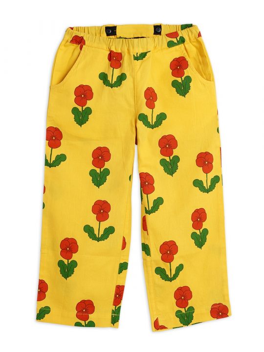 VIOLAS WOVEN TROUSERS YELLOW
