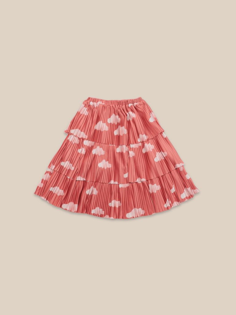 CLOUDS ALL OVER WOVEN SKIRT - Image 1