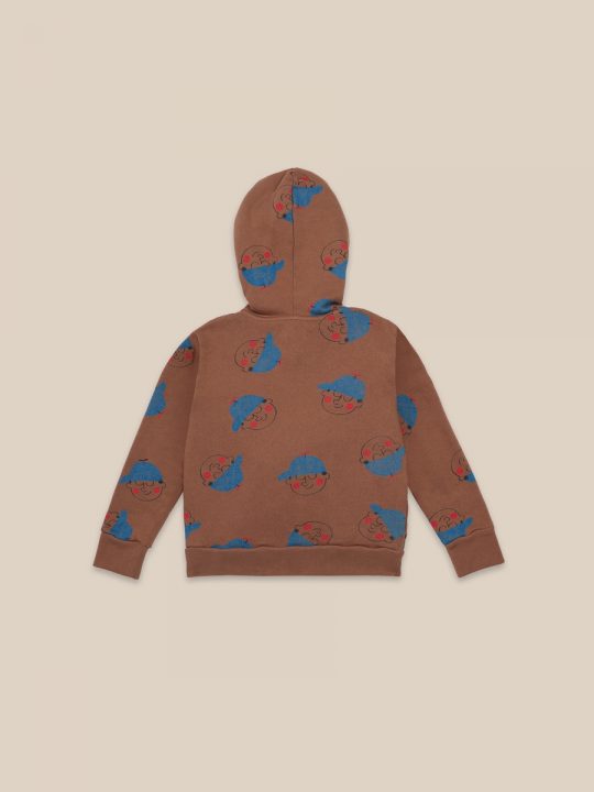 BOY ALL OVER ZIPUP SWEATSHIRT