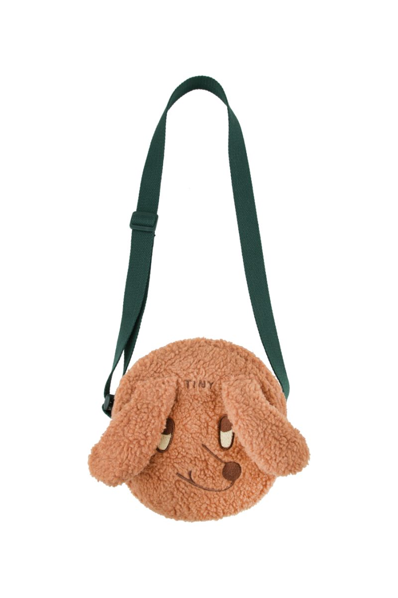 TINY DOG SHERPA BAG BROWN Le Wardrobe