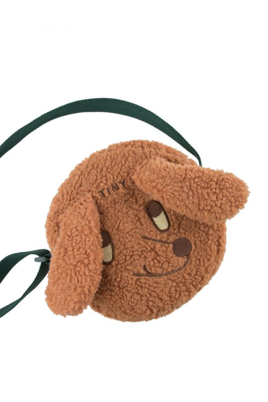 TINY DOG SHERPA BAG BROWN