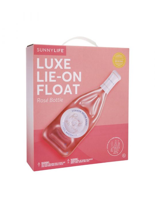 ROSE BOTTLE LEAF LUXE LIE-ON FLOAT