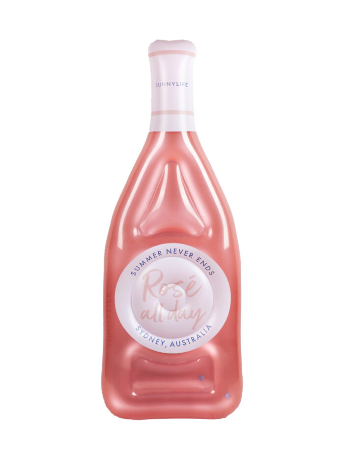 ROSE BOTTLE LEAF LUXE LIE-ON FLOAT - Image 1