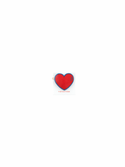 HEART HAIR CLIP RED
