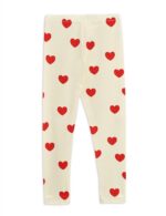 HEARTS LEGGINGS TENCEL OFFWHITE - Image 2