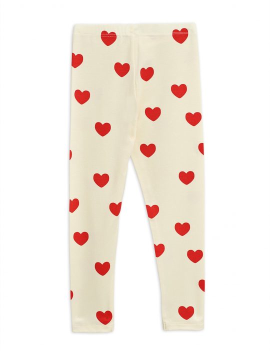 HEARTS LEGGINGS TENCEL OFFWHITE