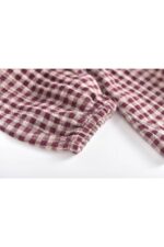 BLOUSE AKALIA AUBERGINE VICHY - Image 6