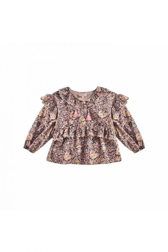BLOUSE GAITA NORDISH FLOWERS
