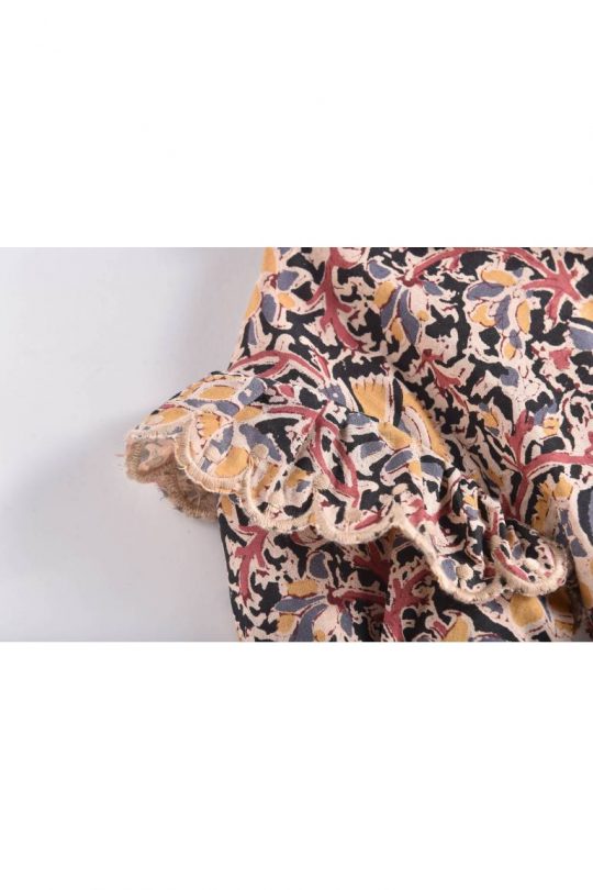 BLOUSE GAITA NORDISH FLOWERS