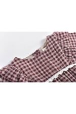 DRESS ALAKA AUBERGINE VICHY - Image 3