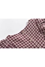 DRESS ALAKA AUBERGINE VICHY - Image 4