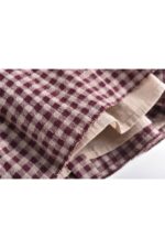 DRESS ALAKA AUBERGINE VICHY - Image 7