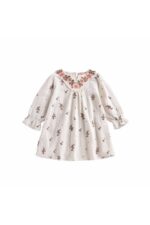 DRESS INES OFF-WHITE FLOWERS - Image 2