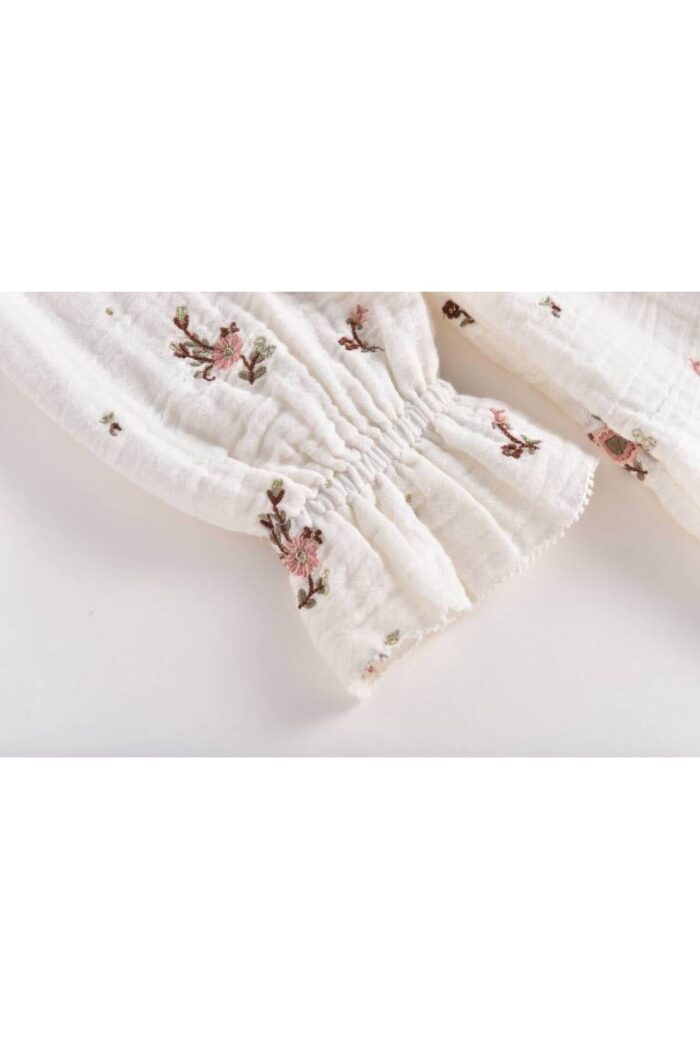 DRESS INES OFF-WHITE FLOWERS - Image 6