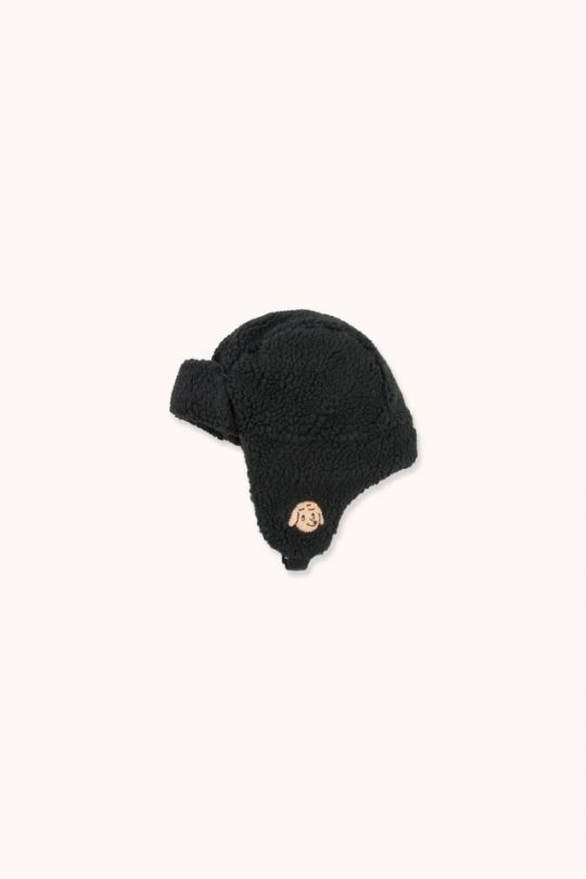 TINY DOG SHERPA CHAPKA BLACK