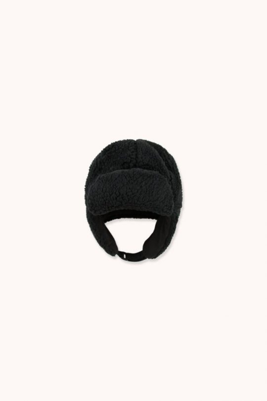 TINY DOG SHERPA CHAPKA BLACK