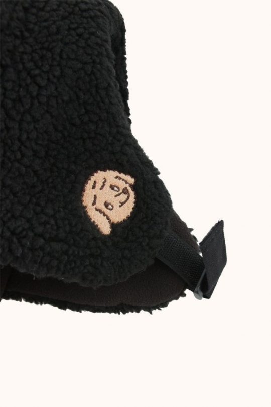 TINY DOG SHERPA CHAPKA BLACK
