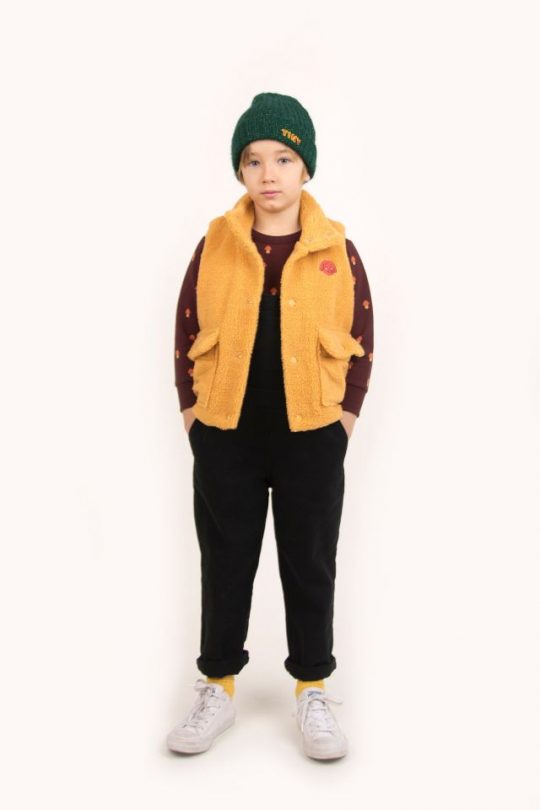 TINY DOG SHERPA VEST CAMEL