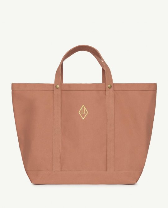 PICNIC BAG SOFT BROWN LOGO