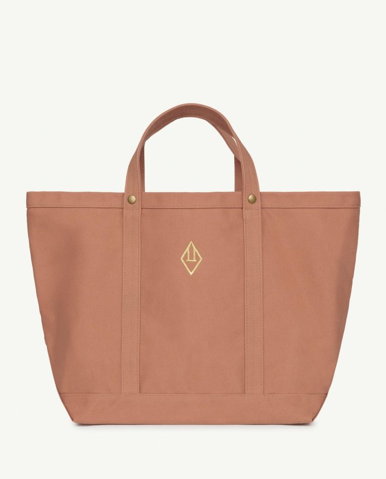 PICNIC BAG SOFT BROWN LOGO