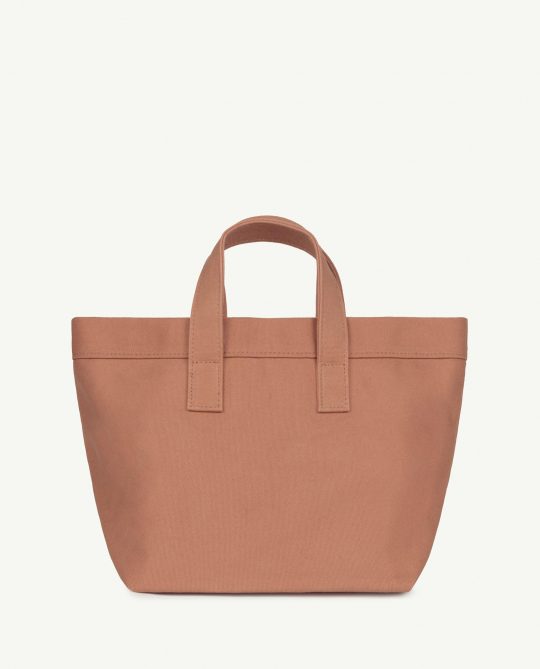 LUNCH BAG SOFT BROWN LOGO