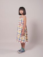 MULTICOLOR CHECKERED WOVEN DRESS - Image 3