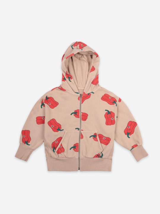 VOTE FOR PEPPER ALL OVER ZIPPED HOODIE