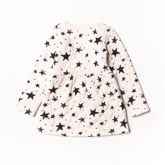 COSMIC DRESS ECRU