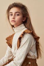 ENA TURTLENECK TAPIOCA AOP TRIO DOTTIES
