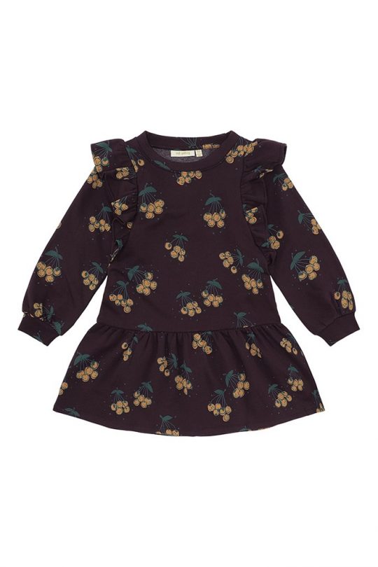 ESMERALDA DRESS WINETASTING AOP BERRIES