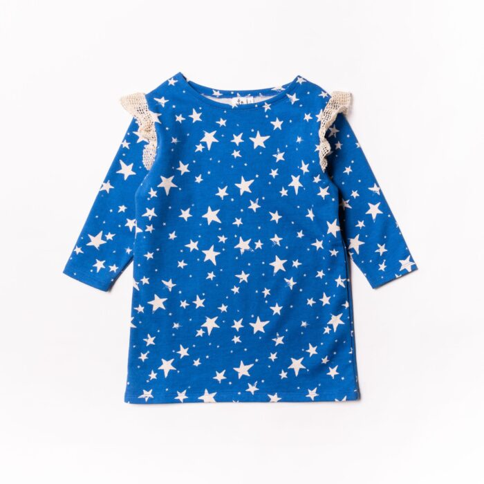 RUFFLE DRESS IMPERIAL STARS - Image 1