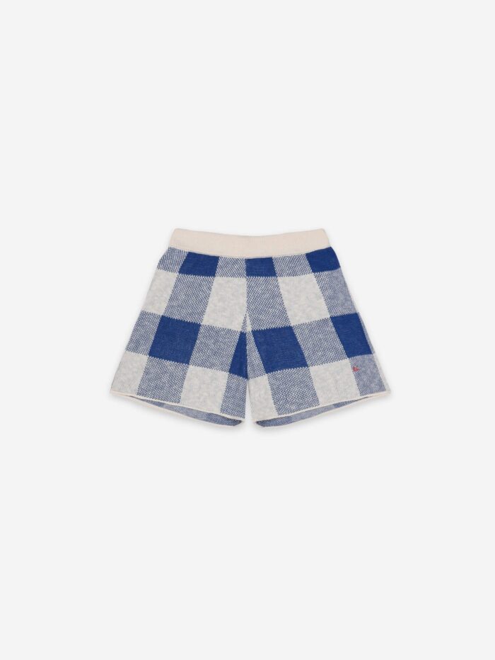 GINGHAM KNITTED SHORT - Image 1