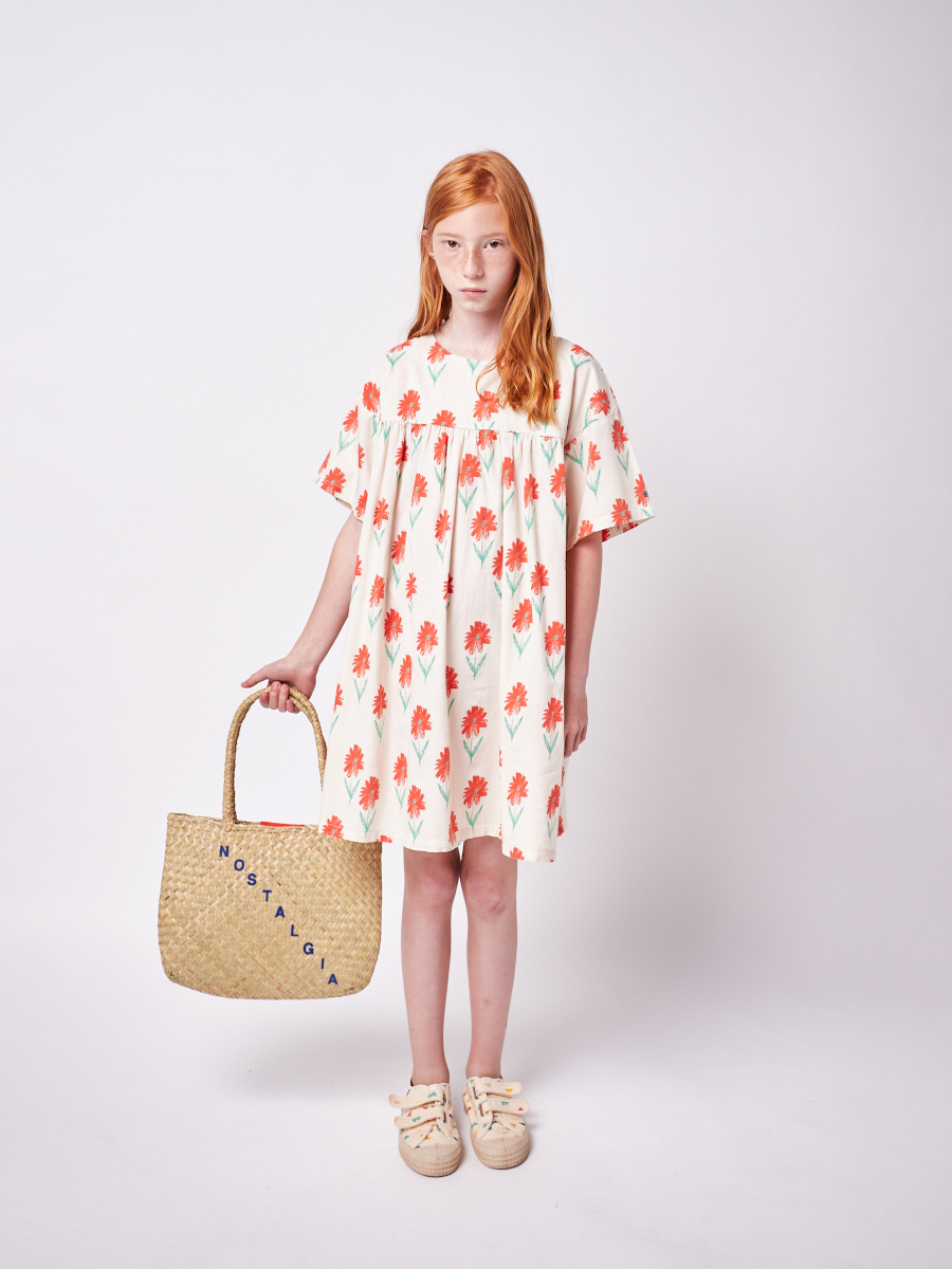 PETUNIA ALL OVER WOVEN DRESS – Le Wardrobe image.