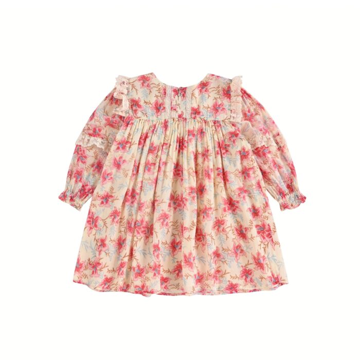 ARINOLA DRESS RASPBERRY FLOWERS - Image 3
