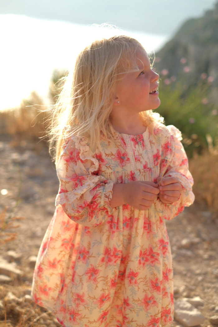 ARINOLA DRESS RASPBERRY FLOWERS - Image 4