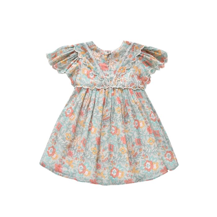 SILOE DRESS WATER FLOWERS - Image 2