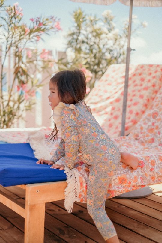 LINETTE BATHING JUMPSUITS WATER FLOWERS