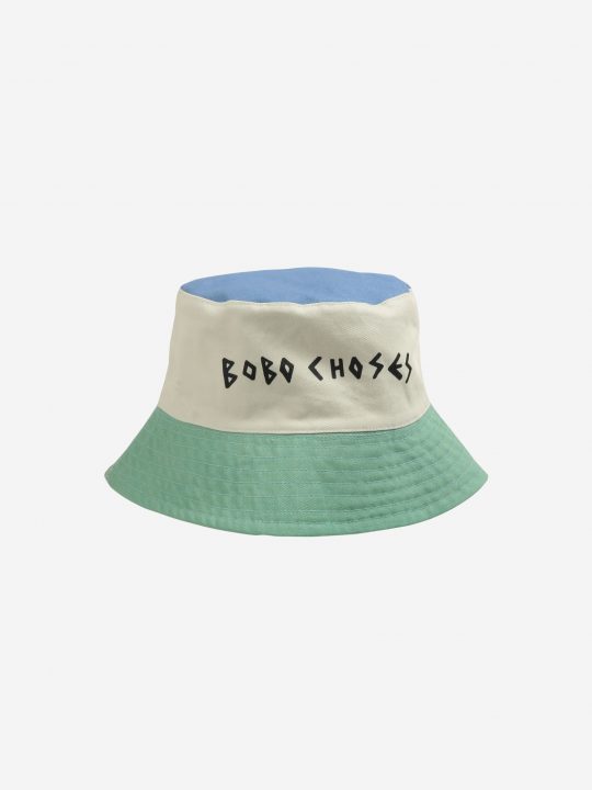 WOMEN STRIPED REVERSIBLE FISHERMAN CAP