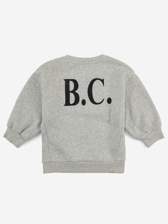CAT O'CLOCK GREY MELANGE SWEATSHIRT