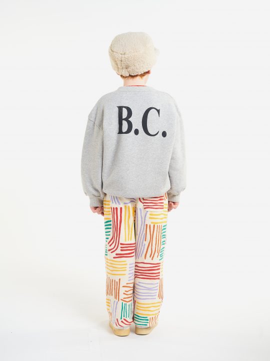 CAT O'CLOCK GREY MELANGE SWEATSHIRT