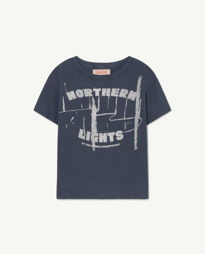 ROOSTER KIDS+ T-SHIRT DEEP BLUE NORTHERN LIGHTS - Image 1