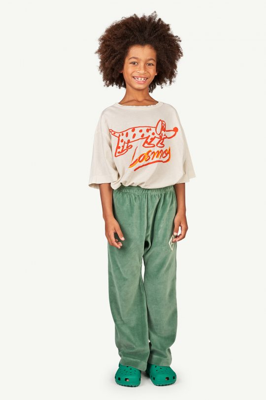 ROOSTER OVERSIZE KIDS+ T-SHIRT WHITE DOG