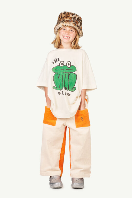 ROOSTER OVERSIZE KIDS+ T-SHIRT WHITE FROG