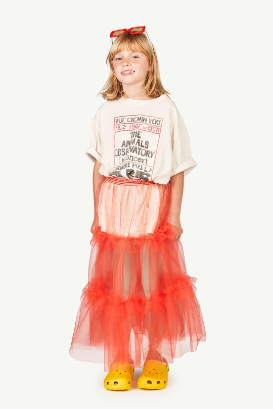 ROOSTER OVERSIZE KIDS+ T-SHIRT WHITE CONCERT POSTER