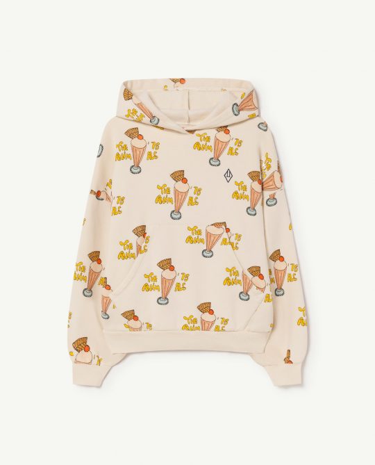 BEAVER KIDS SWEATSHIRT WHITE ICE CREAM