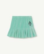 VELVET BIRD KIDS SKIRT TURQUOISE LOGO
