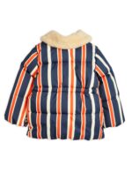 PANDA HOODED PUFFER JACKET NAVY - Image 2